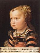 jakob seisenegger portrait of archduchess eleonora of mantua Sweden oil painting artist